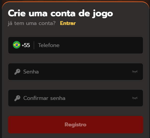 Formulário de Registro 08RR